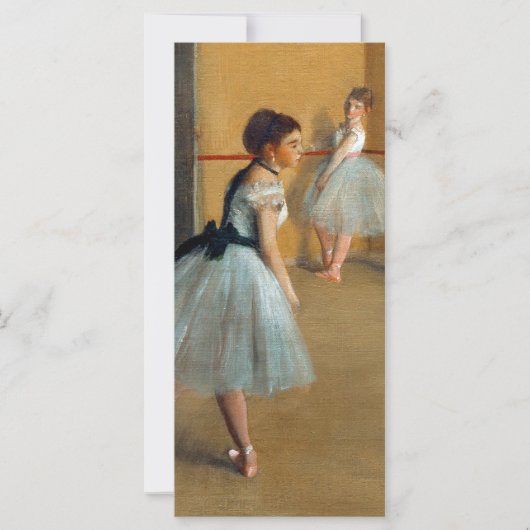 Edgar Degas De Dansfoyer bij de Opera Kaart (Voorkant)