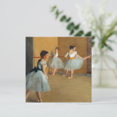 Edgar Degas De Dansfoyer bij de Opera Kaart (Staand voorkant)