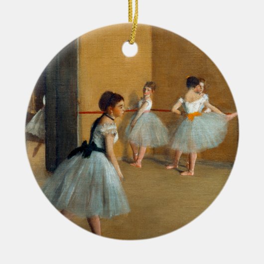 Edgar Degas De Dansfoyer bij de Opera Keramisch Ornament (Voorkant)