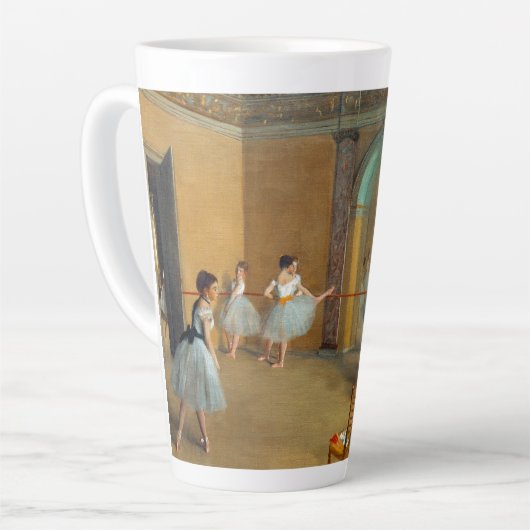 Edgar Degas De Dansfoyer bij de Opera Latte Mok (Linkerhoek)