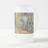 Edgar Degas De Dansfoyer bij de Opera Matglas Bierpul (Voorkant rechts)
