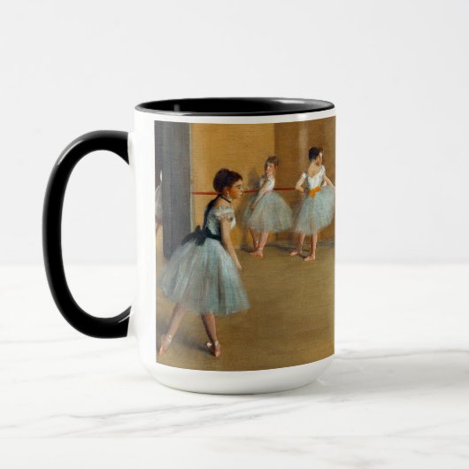 Edgar Degas De Dansfoyer bij de Opera Mok (Links)
