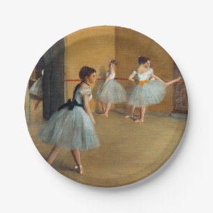 Edgar Degas De Dansfoyer bij de Opera Papieren Bordje
