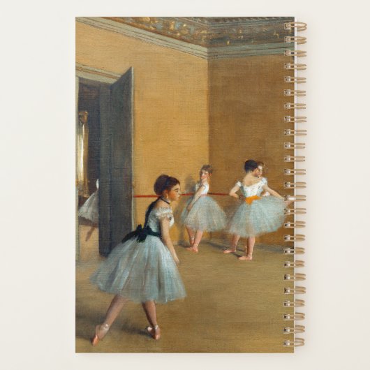 Edgar Degas De Dansfoyer bij de Opera Planner (Achterkant)