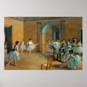 Edgar Degas De Dansfoyer bij de Opera Poster (Voorkant)