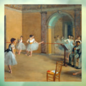 Edgar Degas De Dansfoyer bij de Opera Raamsticker (Vel 3)