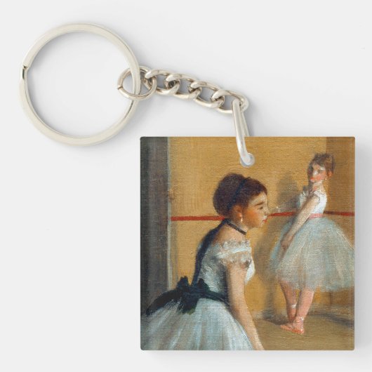 Edgar Degas De Dansfoyer bij de Opera Sleutelhanger (voorkant)