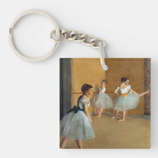 Edgar Degas De Dansfoyer bij de Opera Sleutelhanger (Voorkant)