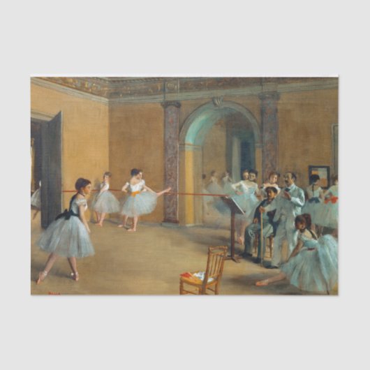 Edgar Degas De Dansfoyer bij de Opera Tissuepapier (Voorkant)