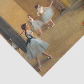 Edgar Degas De Dansfoyer bij de Opera Tissuepapier (Detail)