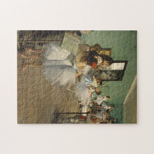 Edgar Degas-De dansklasse 1874 Legpuzzel (Horizontaal)
