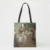 Edgar Degas-De dansklasse 1874 Tote Bag (Voorkant)