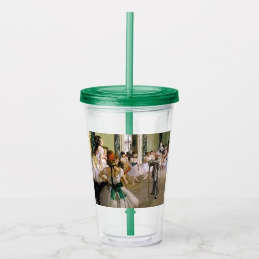 Edgar Degas de dansklasse Acryl Drinkbeker (Voorkant)