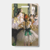 Edgar Degas de dansklasse Badge (Achterkant)