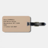 Edgar Degas - De dansklasse Bagagelabel (Achterkant horizontaal)