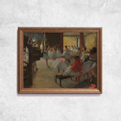 Edgar Degas De dansklasse Ballet Art Poster