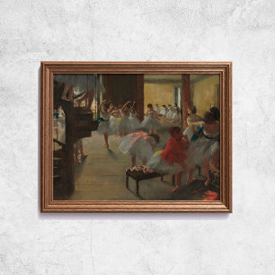 Edgar Degas De dansklasse Ballet Art Poster
