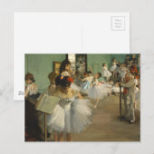 Edgar Degas de dansklasse Briefkaart (Voorkant / Achterkant)