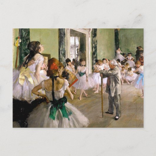 Edgar Degas de dansklasse Briefkaart (Voorkant)