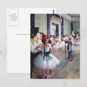 Edgar Degas - De dansklasse Briefkaart (Voorkant / Achterkant)