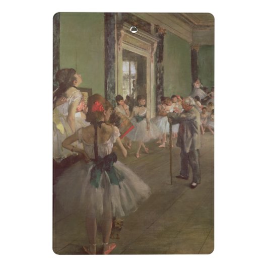 Edgar Degas | De dansklasse, c.1873-76 Mini Klembord (Achterkant)