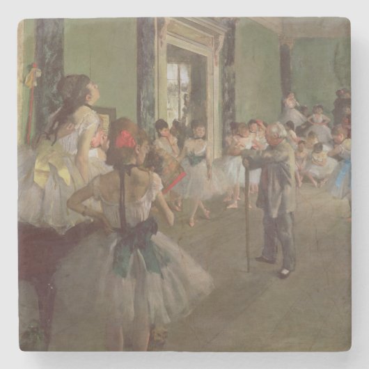 Edgar Degas | De dansklasse, c.1873-76 Stenen Onderzetter (Voorkant)