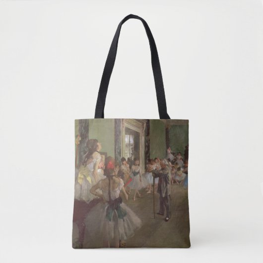 Edgar Degas | De dansklasse, c.1873-76 Tote Bag (Voorkant)