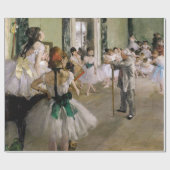 Edgar Degas - De dansklasse Cadeaupapier (Vlak)