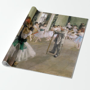 Edgar Degas - De dansklasse Cadeaupapier