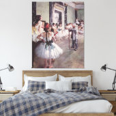 Edgar Degas de dansklasse Canvas Afdruk (Insitu (Slaapkamer))