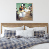 Edgar Degas - De dansklasse Canvas Afdruk (Insitu (Slaapkamer))