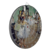 Edgar Degas - De dansklasse Dartbord (Voorkant Links)