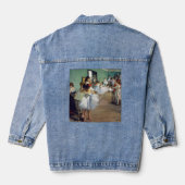 Edgar Degas - De dansklasse Denim Jacket (Achterkant)