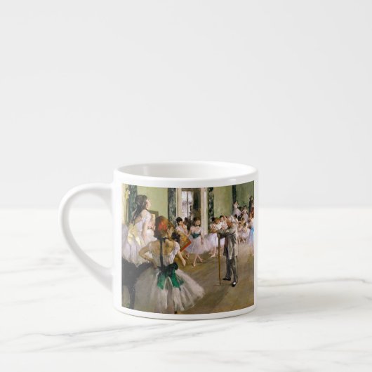 Edgar Degas de dansklasse Espresso Kop (Links)