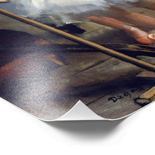 Edgar Degas - De dansklasse Foto Afdruk (Hoek)