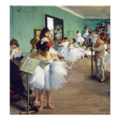 Edgar Degas - De dansklasse Foto Afdruk (Voorkant)