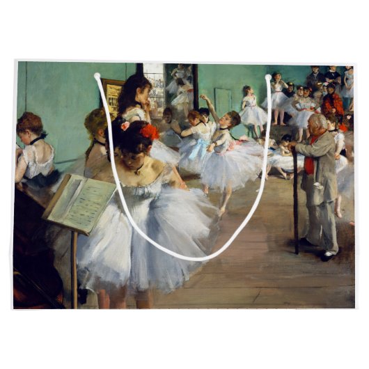 Edgar Degas - De dansklasse Groot Cadeauzakje (Achterkant)