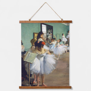 Edgar Degas - De dansklasse Hangend Wandkleed