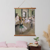 Edgar Degas - De dansklasse Hangend Wandkleed (Slaapkamer)