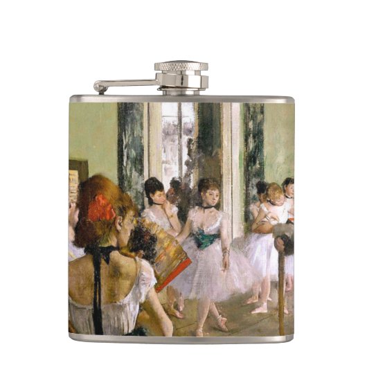 Edgar Degas de dansklasse Heupfles (Voorkant)