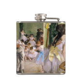 Edgar Degas de dansklasse Heupfles (Achterkant)