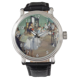 Edgar Degas - De dansklasse Horloge
