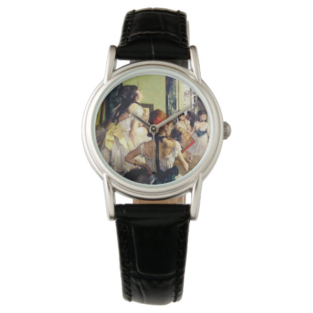 Edgar Degas de dansklasse Horloge (Voorkant)