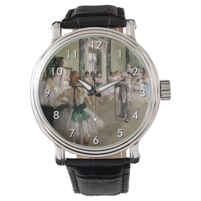 Edgar Degas - De dansklasse Horloge (Voorkant)