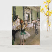Edgar Degas - De dansklasse Kaart (Gele Bloem)