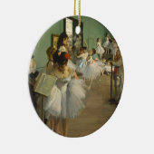 Edgar Degas de dansklasse Keramisch Ornament (Rechts)