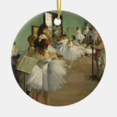 Edgar Degas de dansklasse Keramisch Ornament (Voorkant)