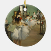 Edgar Degas de dansklasse Keramisch Ornament (Achterkant)