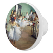 Edgar Degas - De dansklasse Keramische Knop (Rechts)