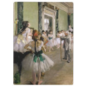 Edgar Degas - De dansklasse Klembord (Achterkant)